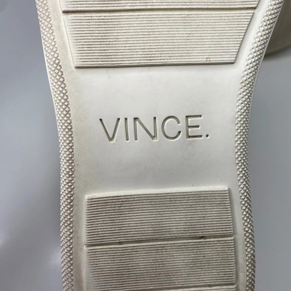 Vince Mens Ace Suede Perforated‎ Slip On Sneakers Tan Size 8 US/41 EU